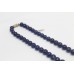 Necklace Strand String Women Beaded Jewelry Natural Lapis Lazuli Stone Bead B109